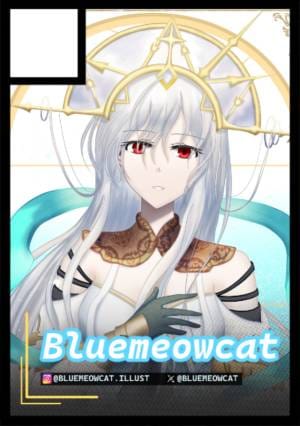 Bluemeowcat circle cut