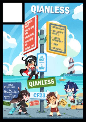 Qianless circle cut